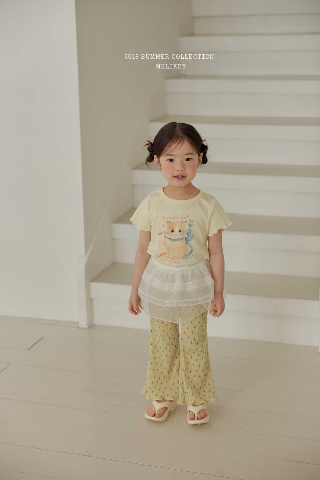 Melikey - Korean Children Fashion - #fashionkids - Organza Lace Apron - 11