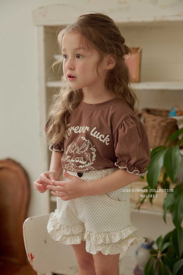 Melikey - Korean Children Fashion - #fashionkids - Pony Puff Tee - 6