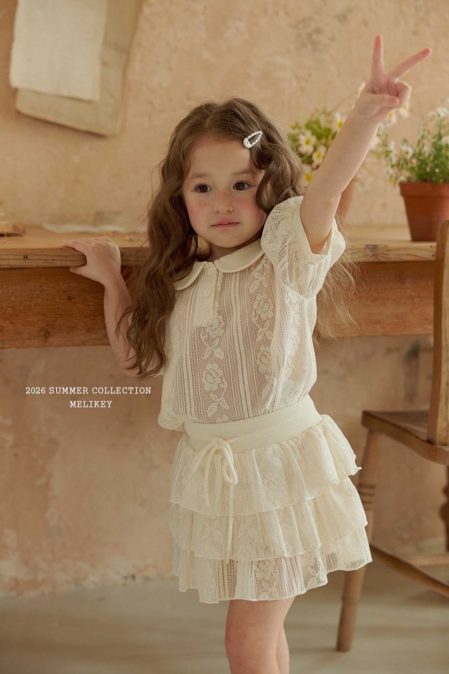 Melikey - Korean Children Fashion - #fashionkids - Summer Collar Tee - 8
