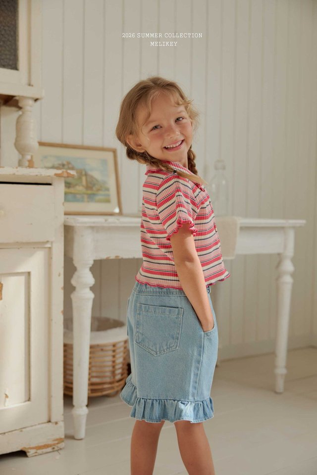 Melikey - Korean Children Fashion - #fashionkids - Sugar Collar Tee - 9