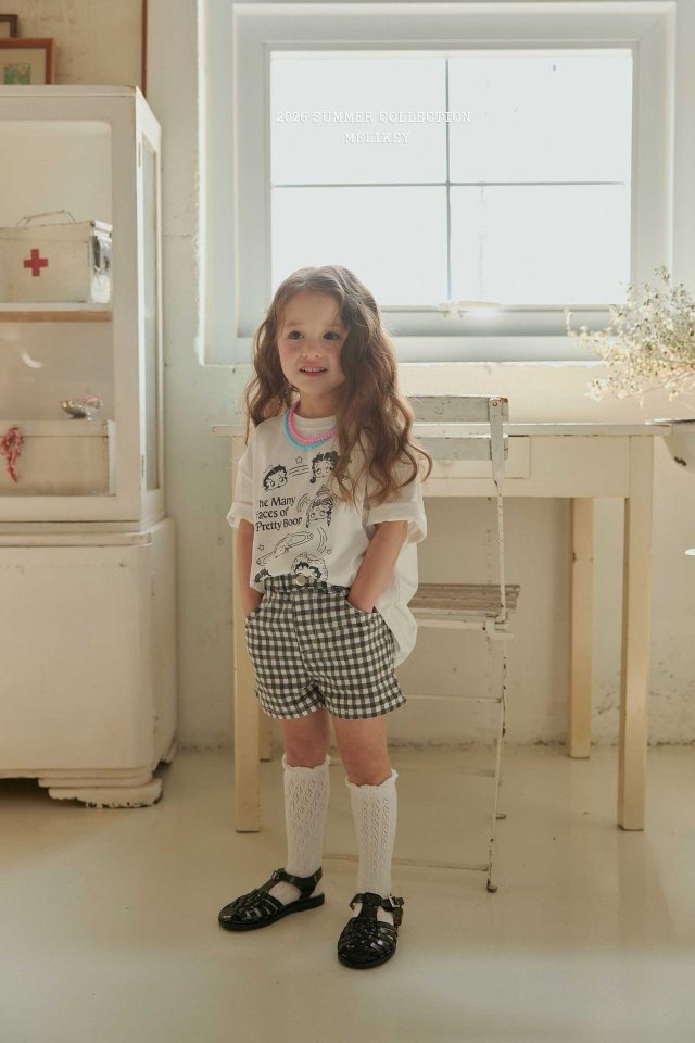 Melikey - Korean Children Fashion - #kidsshorts - Diva Betty Tee - 8