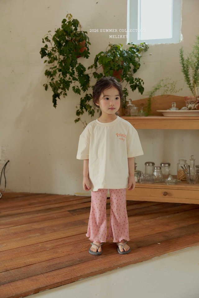 Melikey - Korean Children Fashion - #kidsshorts - Fruits Tee - 5