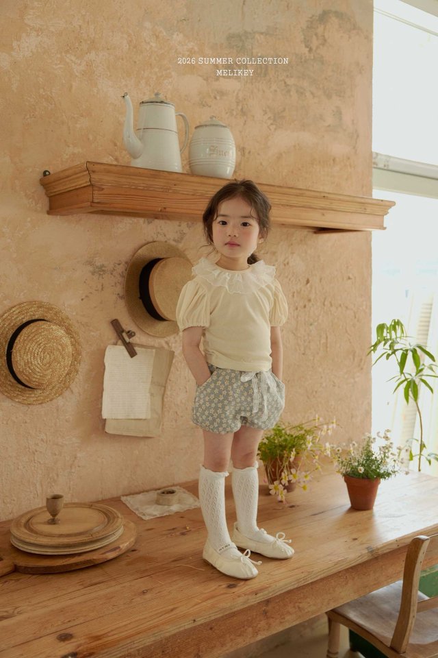 Melikey - Korean Children Fashion - #kidsstore - Mini Daisy Pants - 3
