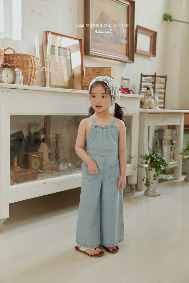 Melikey - Korean Children Fashion - #kidsstore - Pocket Suspender Suit - 12
