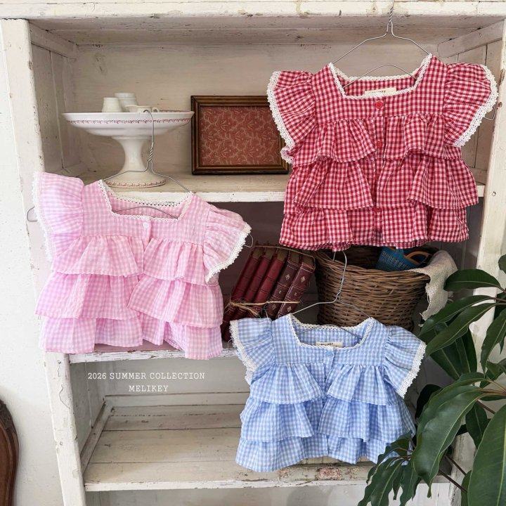 Melikey - Korean Children Fashion - #kidsstore - JuJu Cancan Sleeveless Blouse
