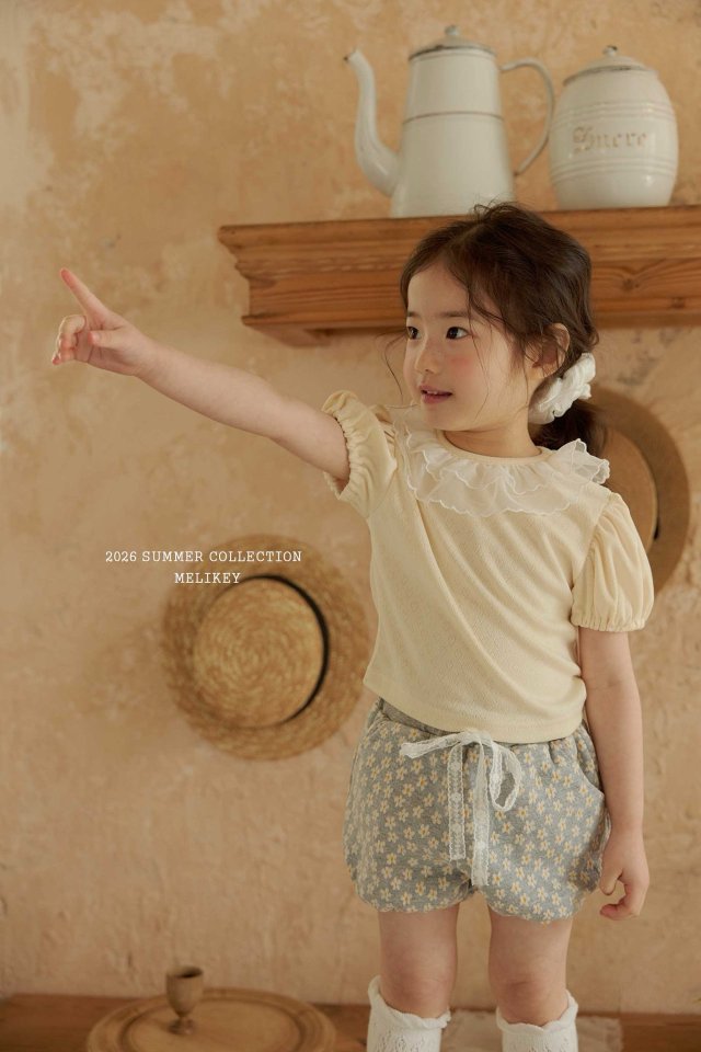 Melikey - Korean Children Fashion - #kidsstore - Mini Daisy Pants - 4
