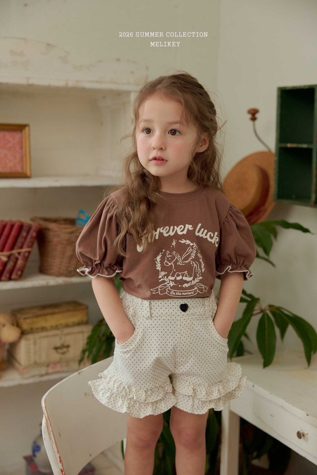 Melikey - Korean Children Fashion - #kidzfashiontrend - Pony Puff Tee - 9