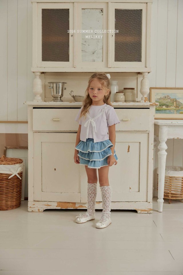 Melikey - Korean Children Fashion - #kidsstore - Layered Tee - 4