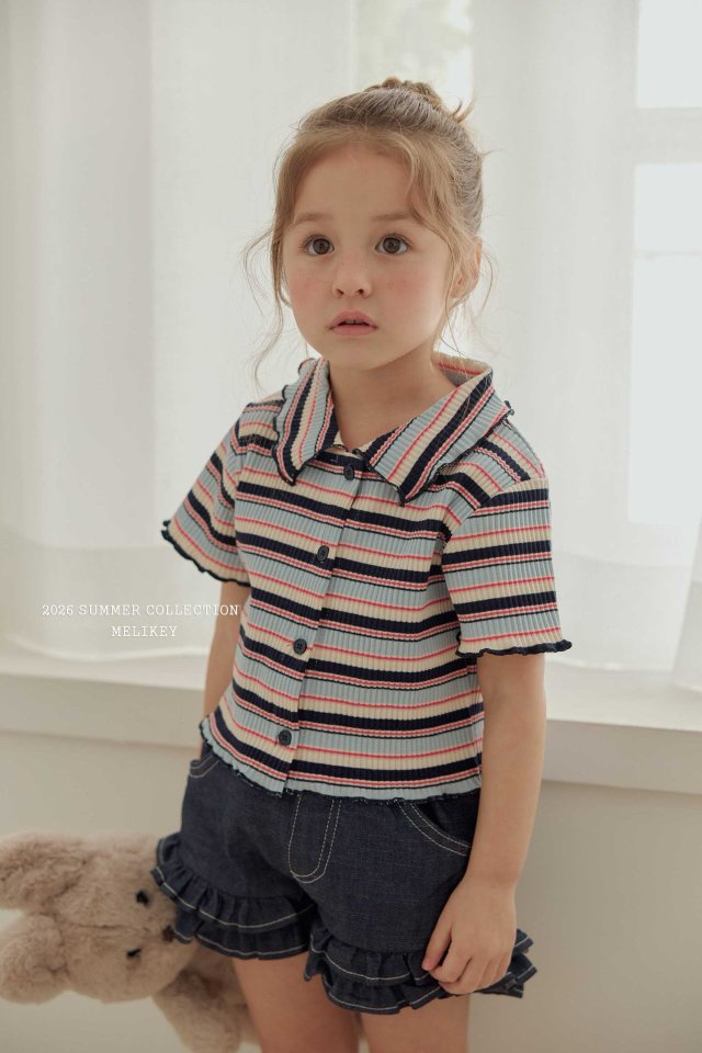 Melikey - Korean Children Fashion - #kidzfashiontrend - Sugar Collar Tee - 12
