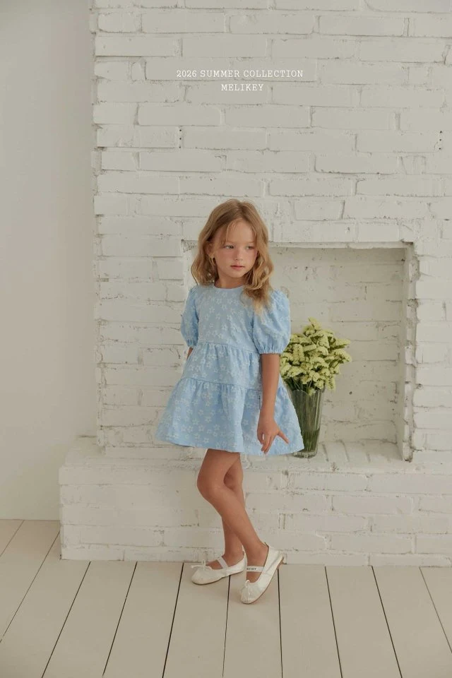 Melikey - Korean Children Fashion - #littlefashionista - Shine Back Ribbon One-piece - 5