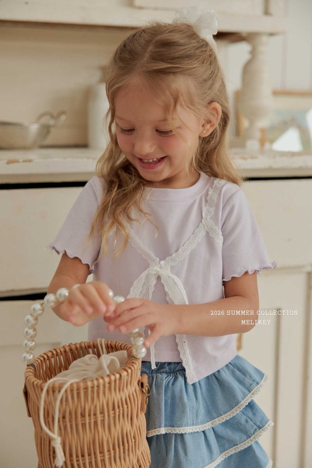 Melikey - Korean Children Fashion - #littlefashionista - Layered Tee - 6