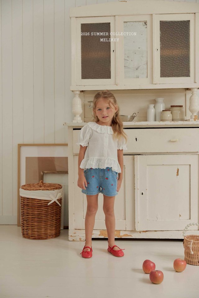 Melikey - Korean Children Fashion - #magicofchildhood - Natural Puff Blouse - 5