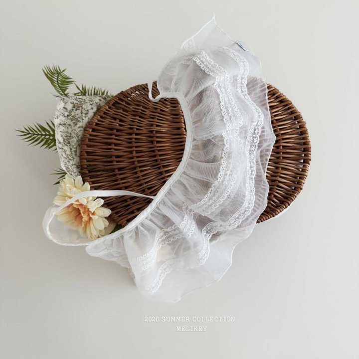 Melikey - Korean Children Fashion - #magicofchildhood - Organza Lace Apron - 3