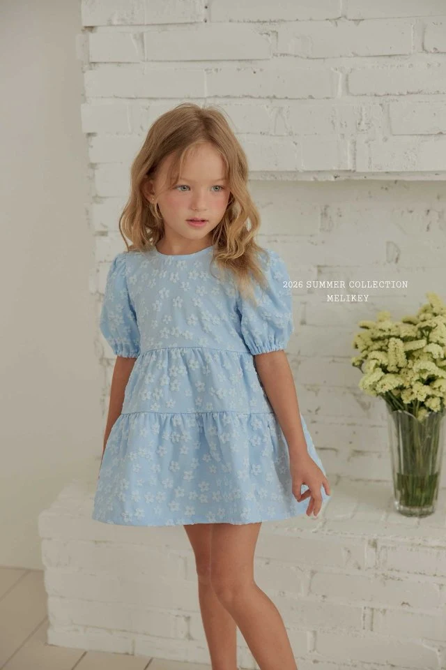 Melikey - Korean Children Fashion - #magicofchildhood - Shine Back Ribbon One-piece - 6