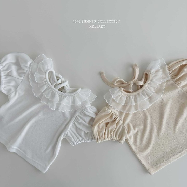 Melikey - Korean Children Fashion - #magicofchildhood - Scarlet Puff Tee