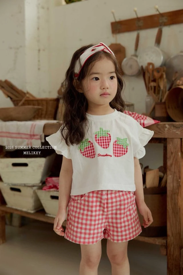 Melikey - Korean Children Fashion - #magicofchildhood - Check Heart Pants - 8