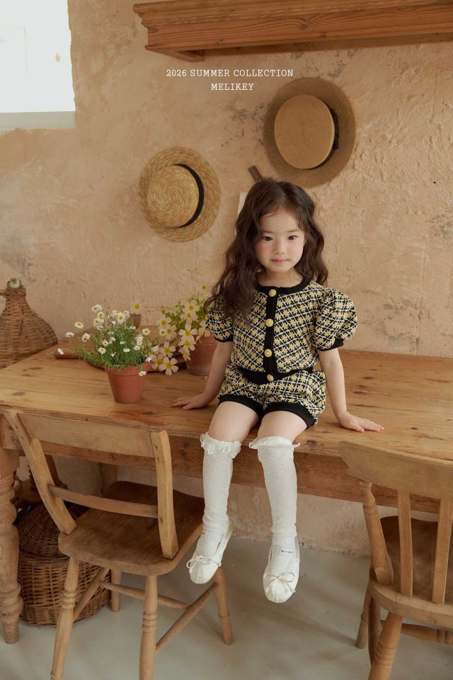 Melikey - Korean Children Fashion - #minifashionista - Rika Flower Puff Cardigan - 7