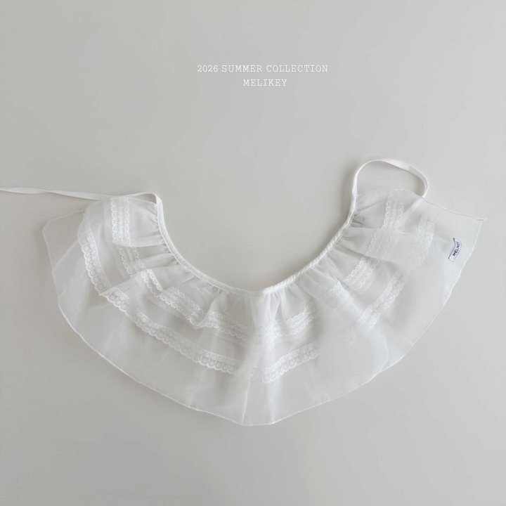 Melikey - Korean Children Fashion - #magicofchildhood - Organza Lace Apron - 4