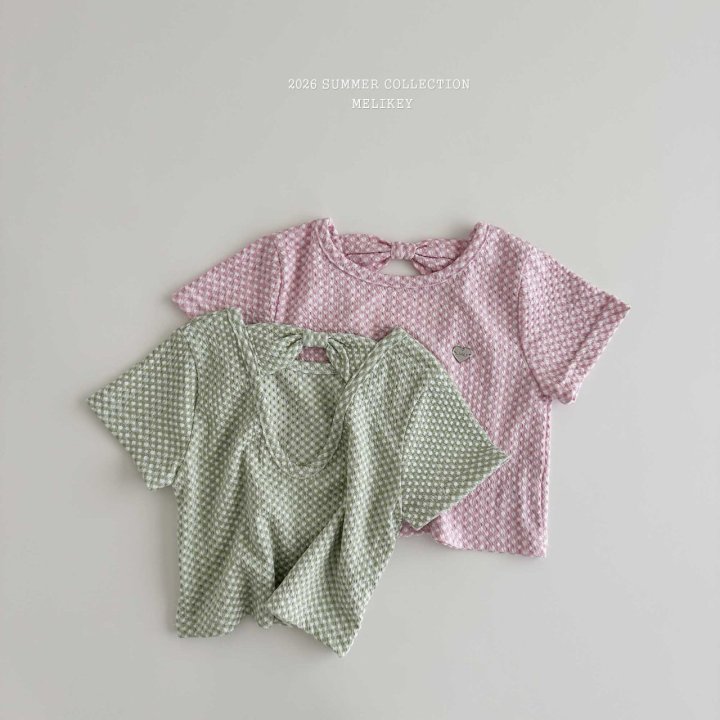 Melikey - Korean Children Fashion - #minifashionista - Point Back Tee