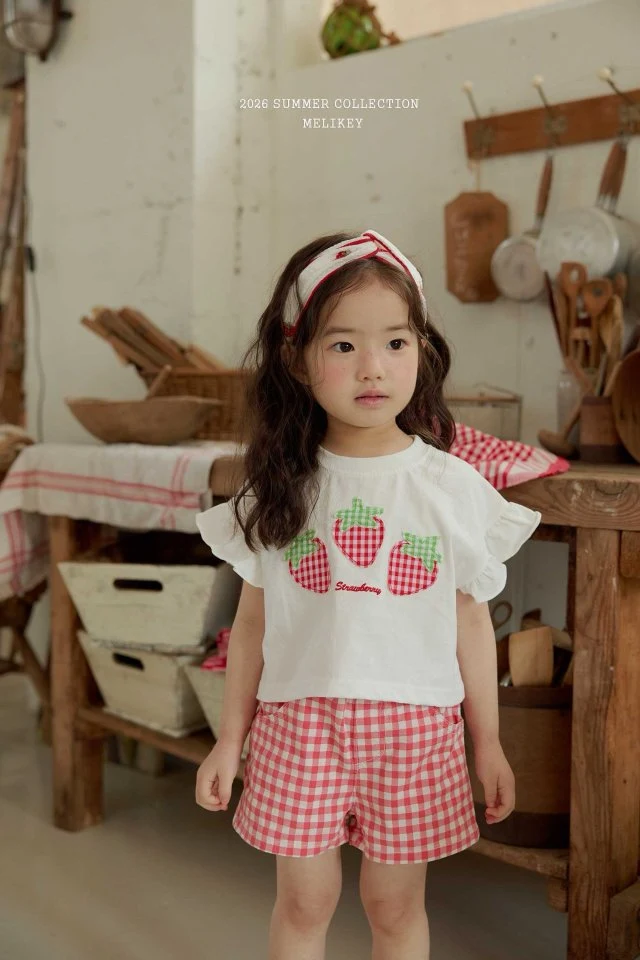 Melikey - Korean Children Fashion - #minifashionista - Check Heart Pants - 9