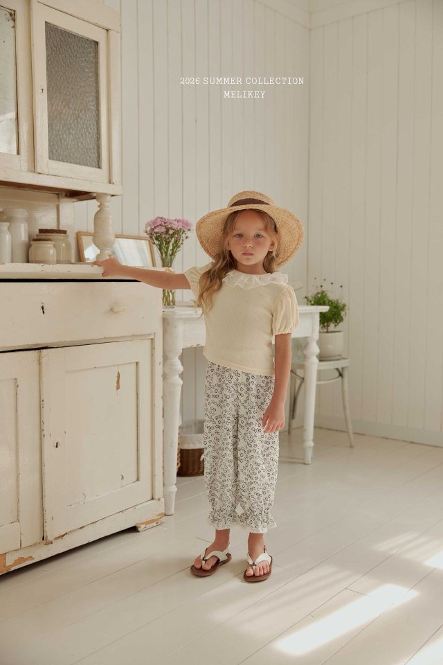 Melikey - Korean Children Fashion - #minifashionista - Egg Flower Pants - 7