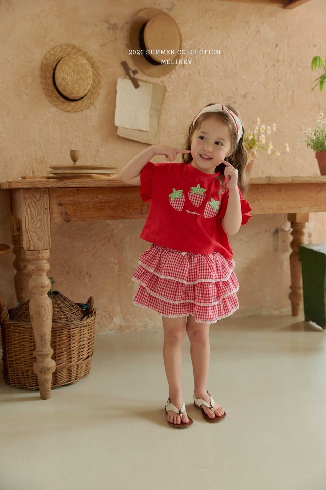 Melikey - Korean Children Fashion - #magicofchildhood - Check Cancan Pants - 4