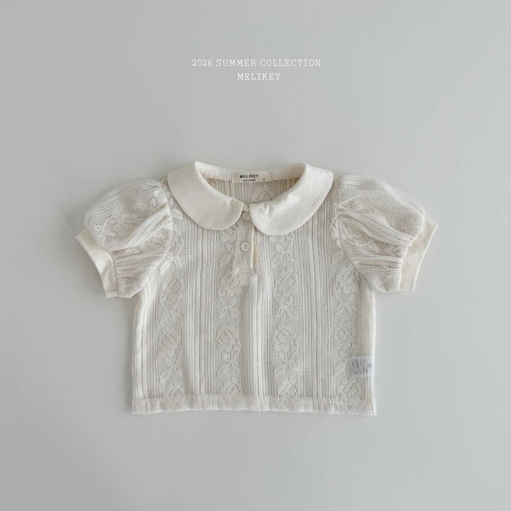 Melikey - Korean Children Fashion - #minifashionista - Summer Collar Tee