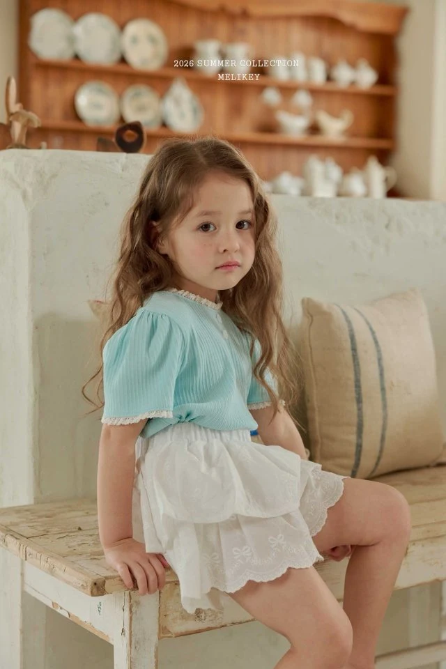 Melikey - Korean Children Fashion - #minifashionista - Soft Lace Tee - 10