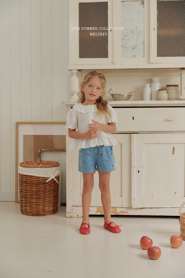 Melikey - Korean Children Fashion - #prettylittlegirls - Natural Puff Blouse - 7