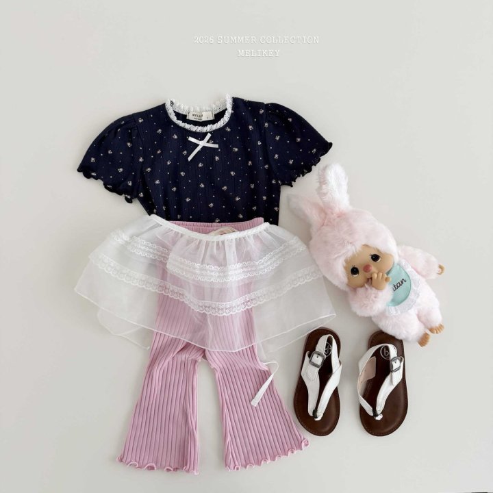Melikey - Korean Children Fashion - #prettylittlegirls - Organza Lace Apron - 5