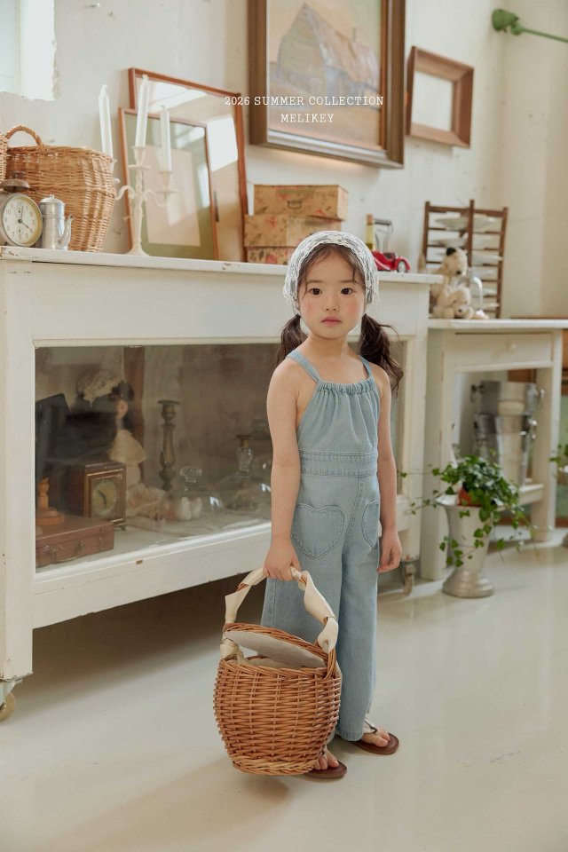 Melikey - Korean Children Fashion - #minifashionista - Pocket Suspender Suit - 4