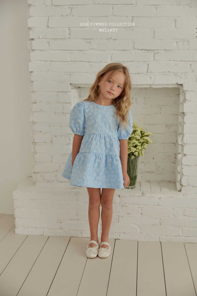 Melikey - Korean Children Fashion - #prettylittlegirls - Shine Back Ribbon One-piece - 8