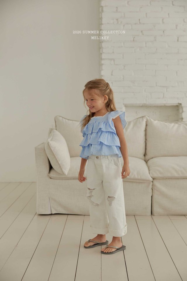 Melikey - Korean Children Fashion - #prettylittlegirls - JuJu Cancan Sleeveless Blouse - 7