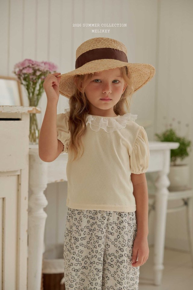 Melikey - Korean Children Fashion - #prettylittlegirls - Egg Flower Pants - 8