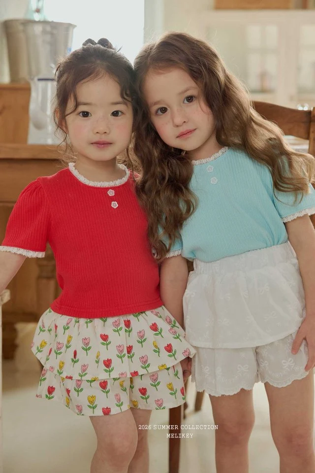 Melikey - Korean Children Fashion - #prettylittlegirls - Mimi Skirt Shorts - 6
