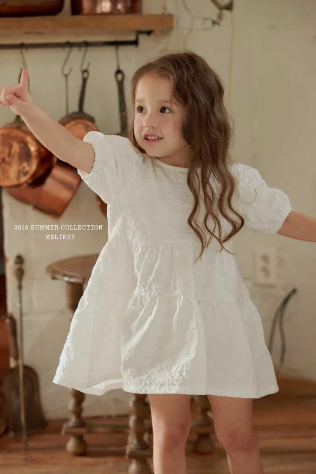 Melikey - Korean Children Fashion - #stylishchildhood - Shine Back Ribbon One-piece - 11