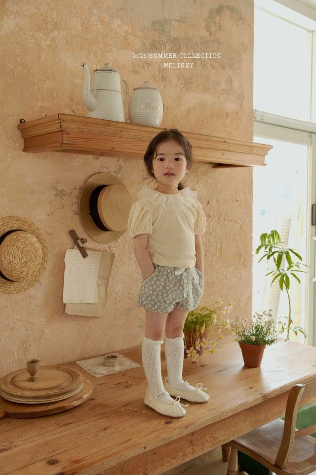 Melikey - Korean Children Fashion - #stylishchildhood - Scarlet Puff Tee - 6