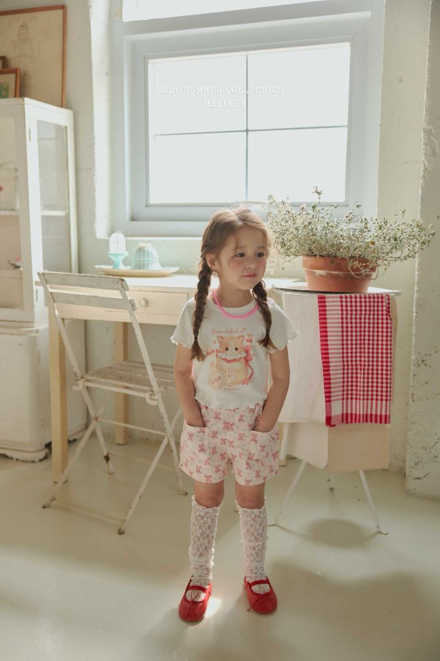 Melikey - Korean Children Fashion - #stylishchildhood - Color Ribbon Shorts - 11