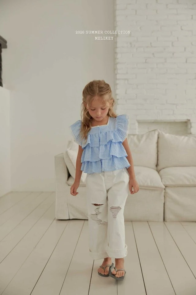 Melikey - Korean Children Fashion - #todddlerfashion - JuJu Cancan Sleeveless Blouse - 8