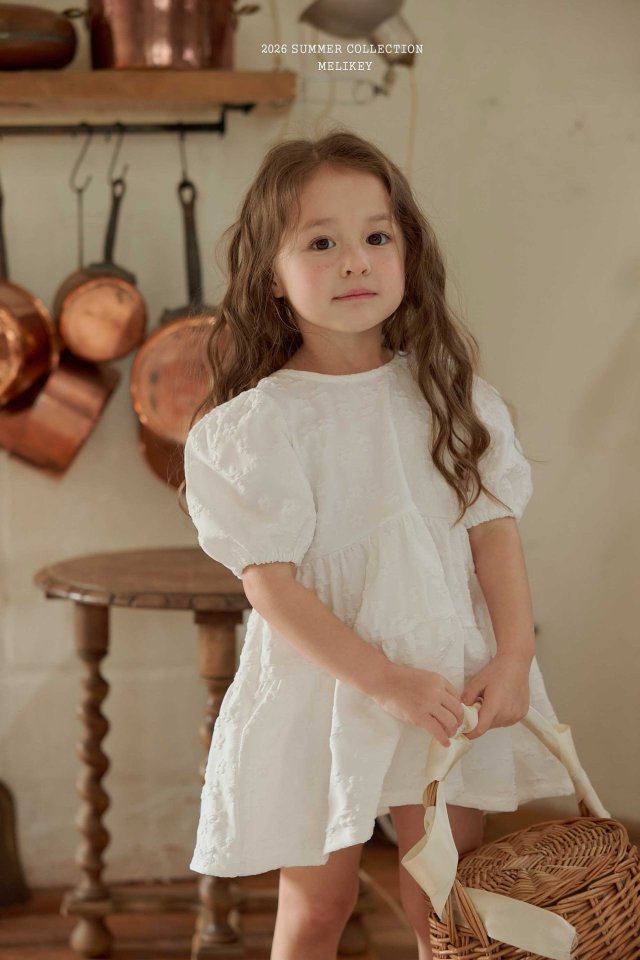 Melikey - Korean Children Fashion - #toddlerclothing - Shine Back Ribbon One-piece - 10