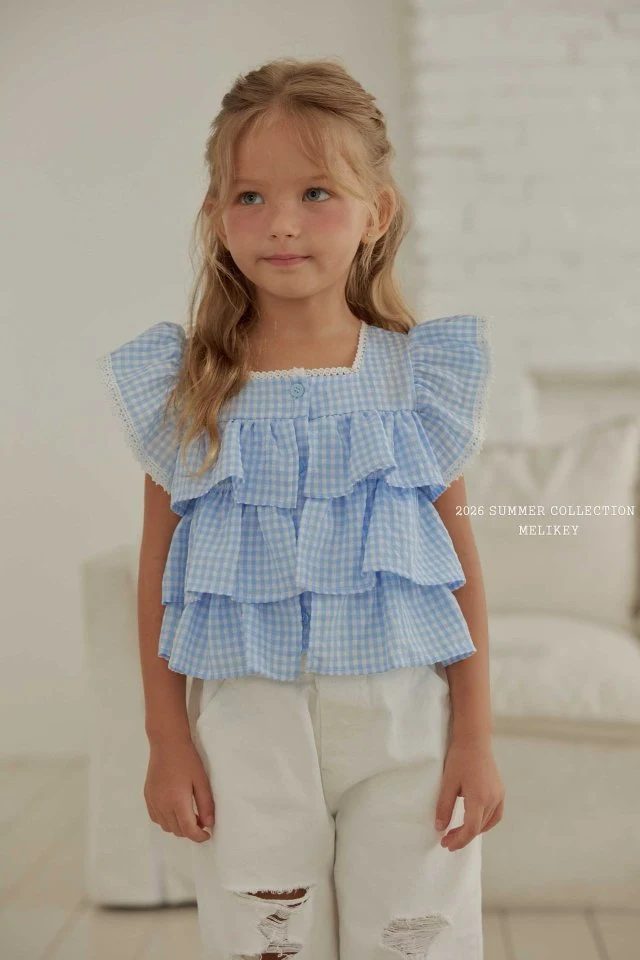 Melikey - Korean Children Fashion - #toddlerclothing - JuJu Cancan Sleeveless Blouse - 9