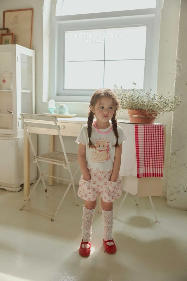 Melikey - Korean Children Fashion - #toddlerclothing - Color Ribbon Shorts - 10