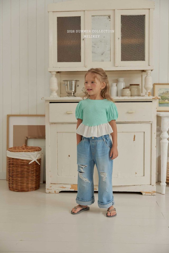 Melikey - Korean Children Fashion - #toddlerclothing - Maple Tee - 7