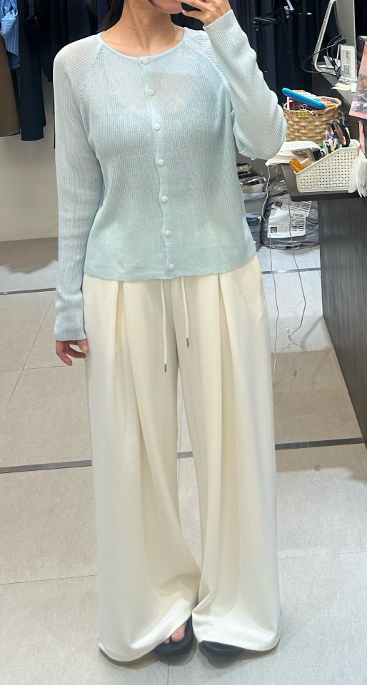 Merry J - Korean Women Fashion - #momslook - Soft Button Knit - 11