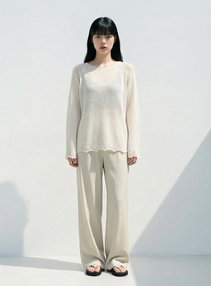 Merry J - Korean Women Fashion - #womensfashion - Romance Lace Knit - 4