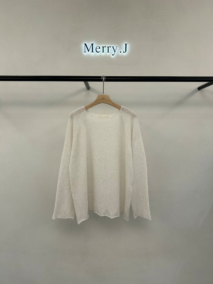 Merry J - Korean Women Fashion - #momslook - Romance Lace Knit - 6