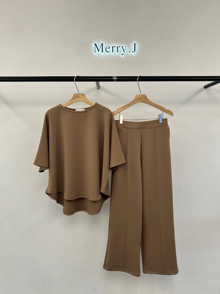 Merry J - Korean Women Fashion - #momslook - Rami Poncho Set - 6