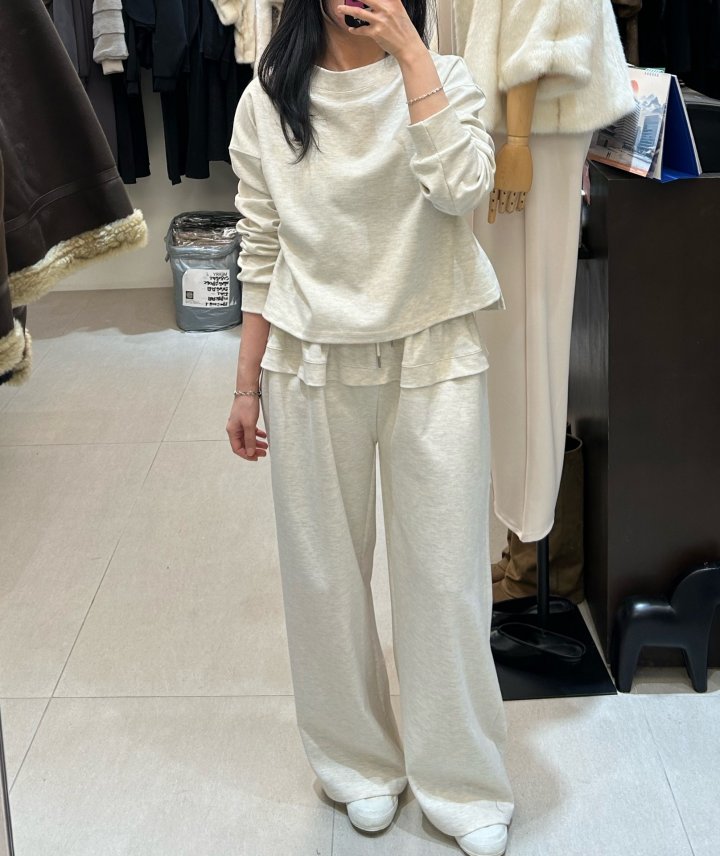 Merry J - Korean Women Fashion - #momslook - Jenny Boat Neck Set - 5