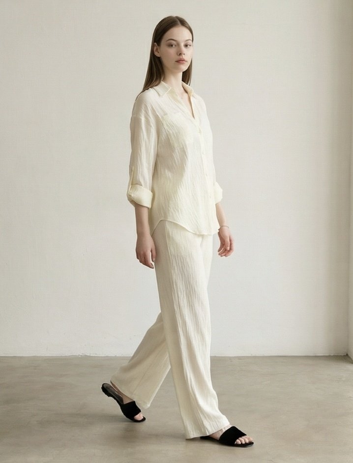 Mellow Pleated Shirt by Merry J for Women - view 1