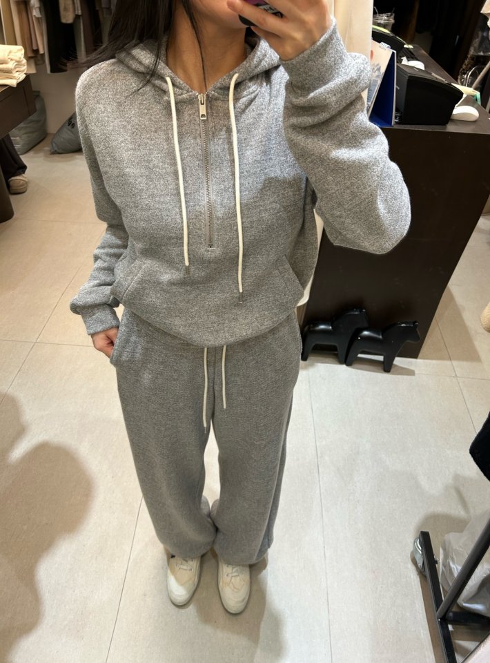 Merry J - Korean Women Fashion - #momslook - Rabbit Hoodie Set - 12